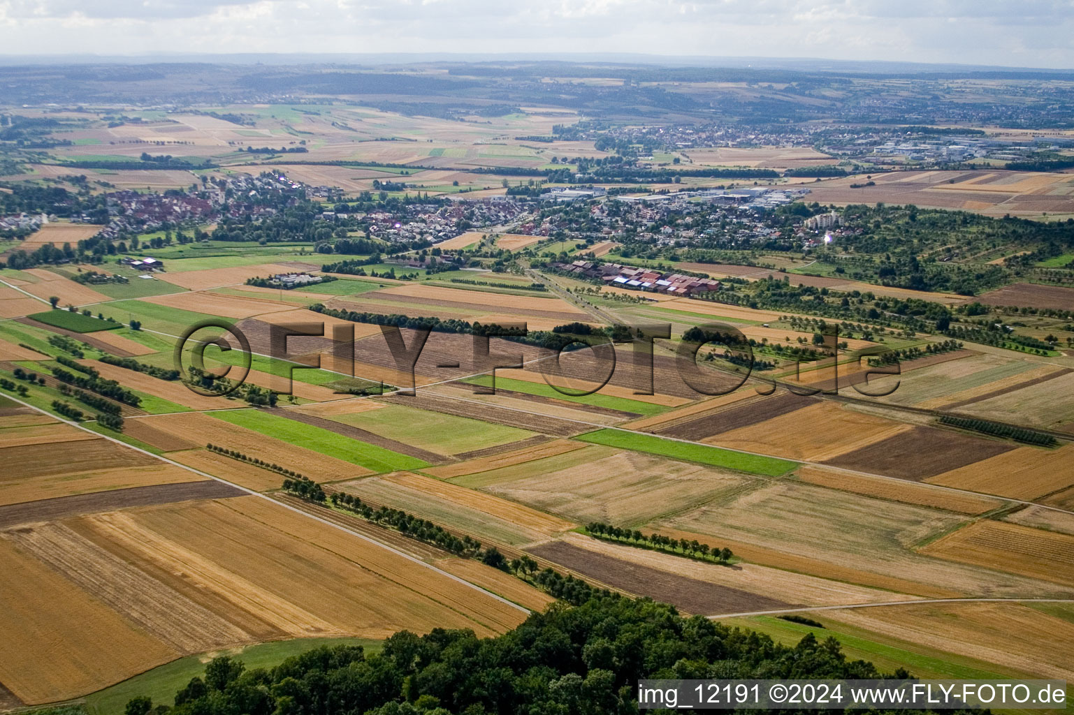 Luftbild von Altingen im Bundesland Baden-Württemberg, Deutschland