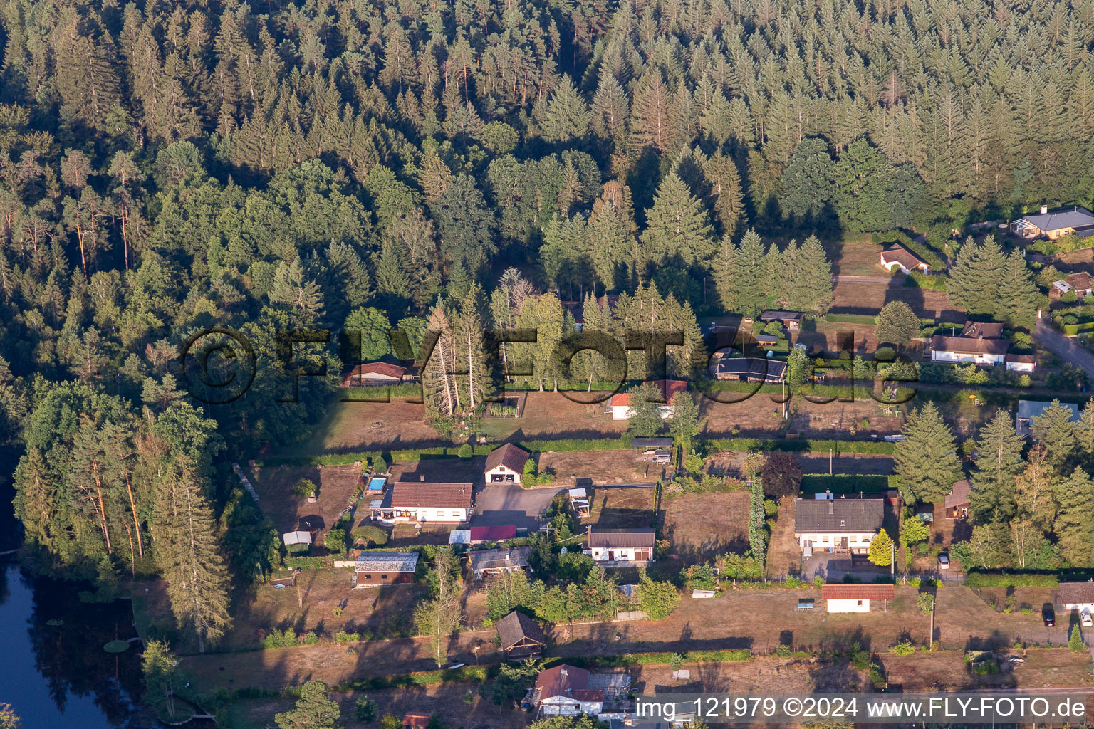 Drohnenbild von Ludwigswinkel im Bundesland Rheinland-Pfalz, Deutschland