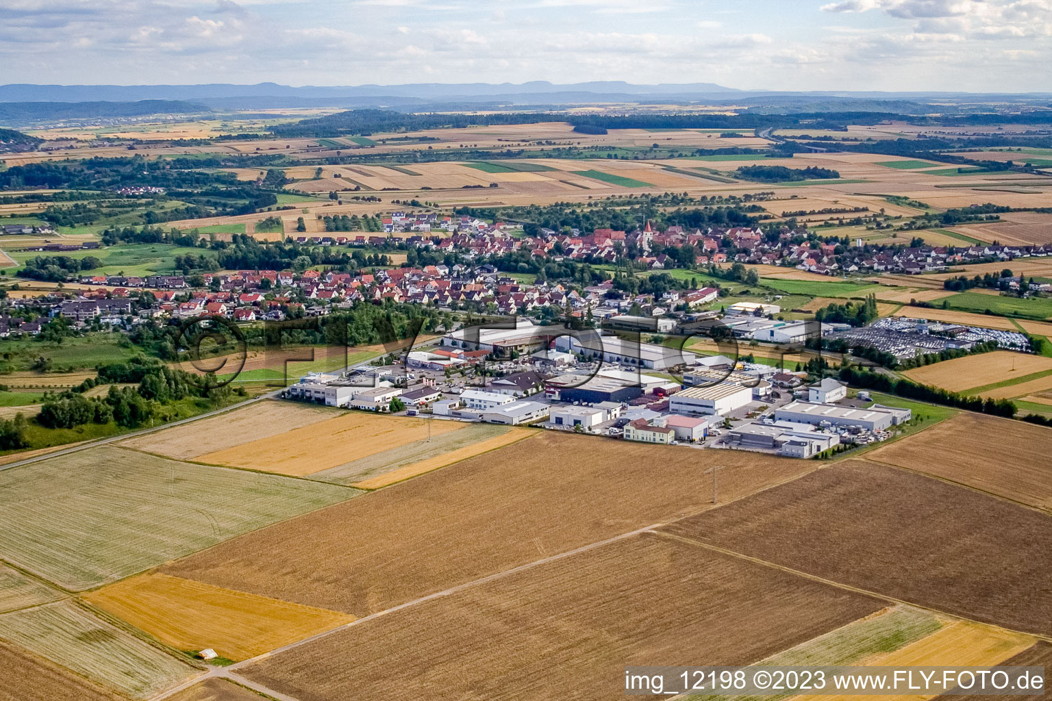 Industriegebiet Hagenring in Ammerbuch im Bundesland Baden-Württemberg, Deutschland