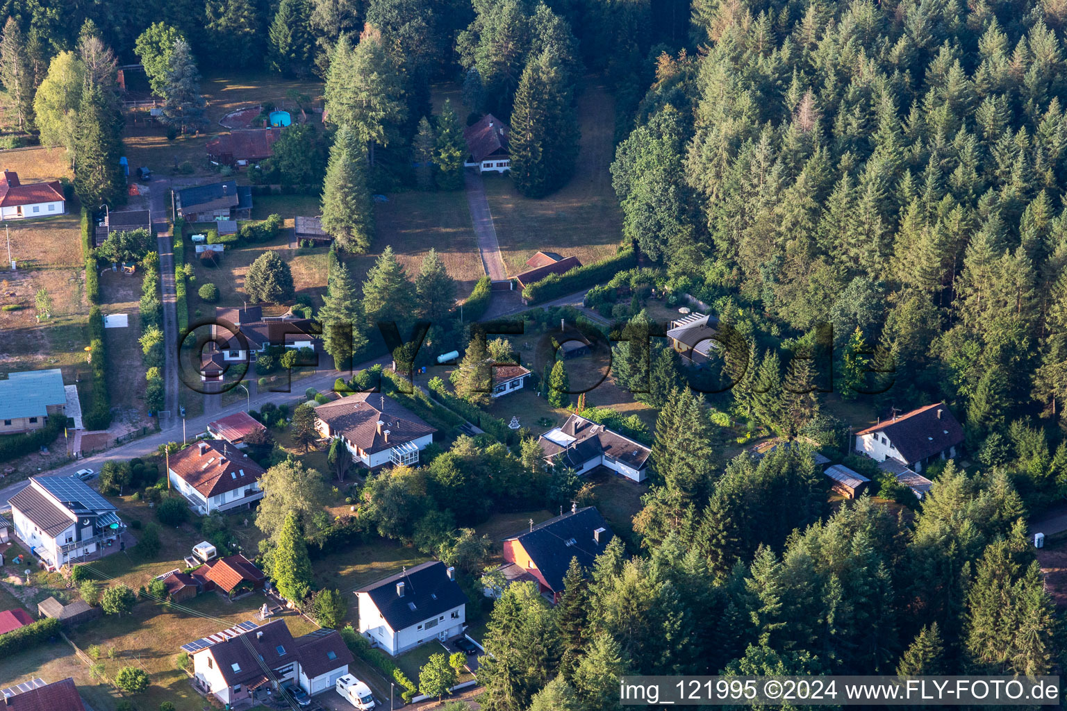 Drohnenaufname von Ludwigswinkel im Bundesland Rheinland-Pfalz, Deutschland