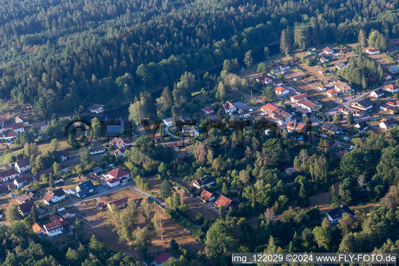 Ludwigswinkel im Bundesland Rheinland-Pfalz, Deutschland von oben