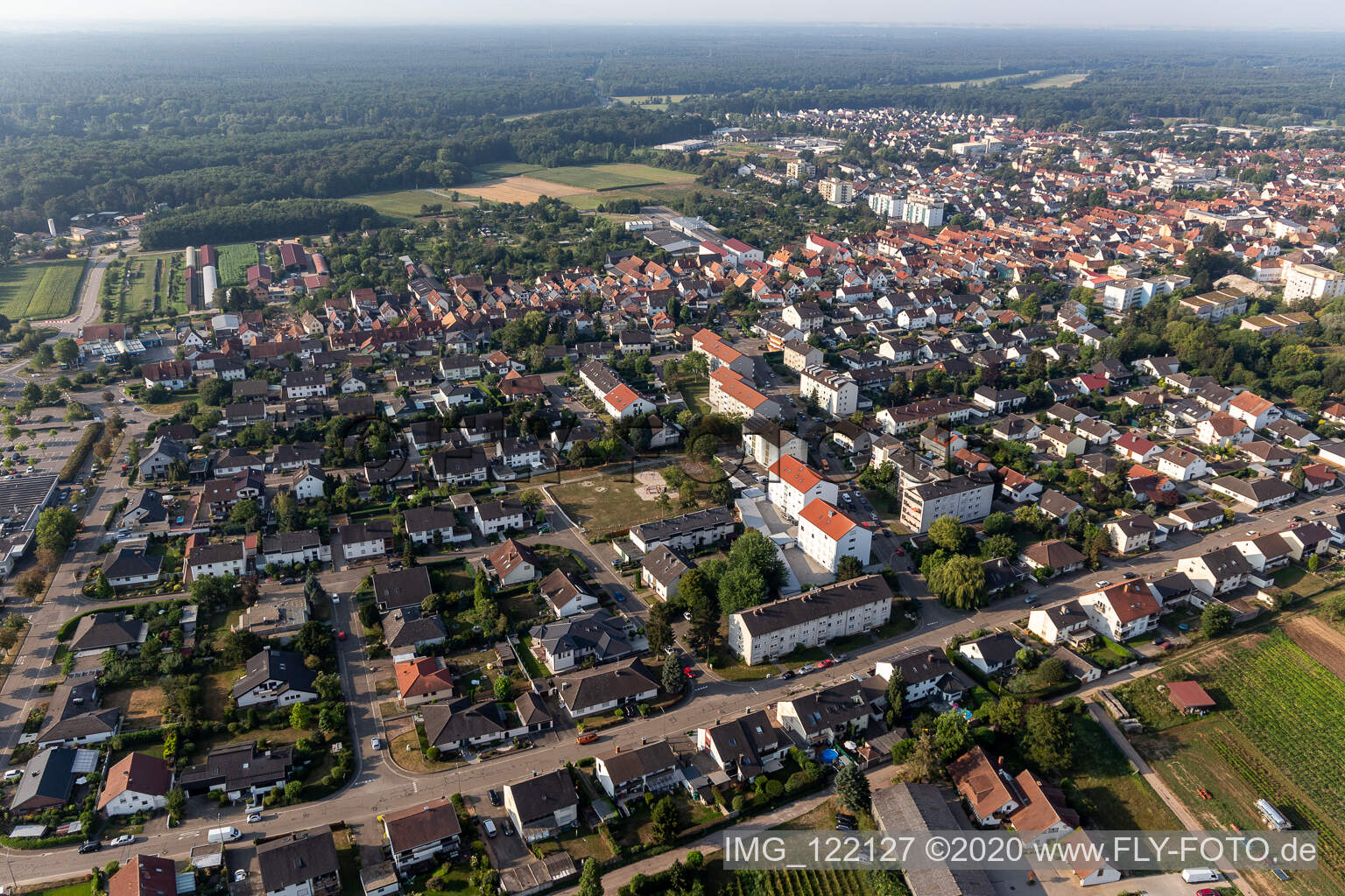 Luftbild von Medizinerviertel in Kandel im Bundesland Rheinland-Pfalz, Deutschland