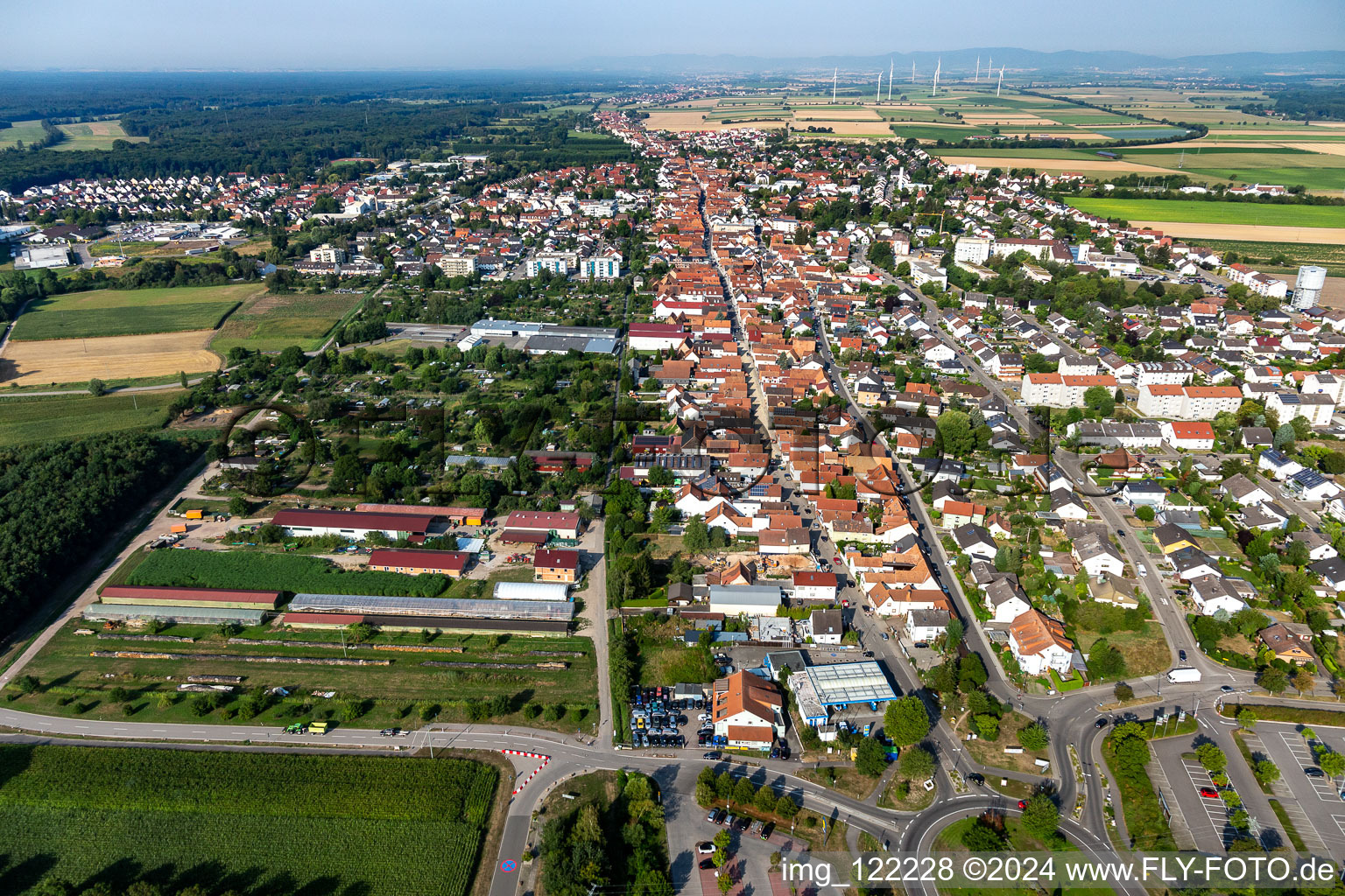 Rheinstr in Kandel im Bundesland Rheinland-Pfalz, Deutschland