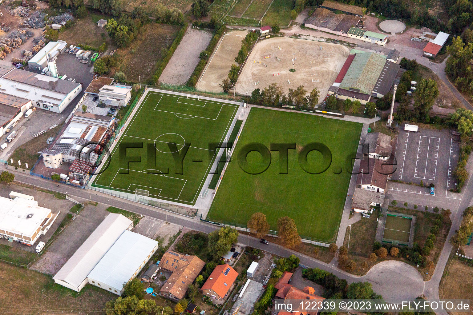 TSV Fortuna im Ortsteil Billigheim in Billigheim-Ingenheim im Bundesland Rheinland-Pfalz, Deutschland