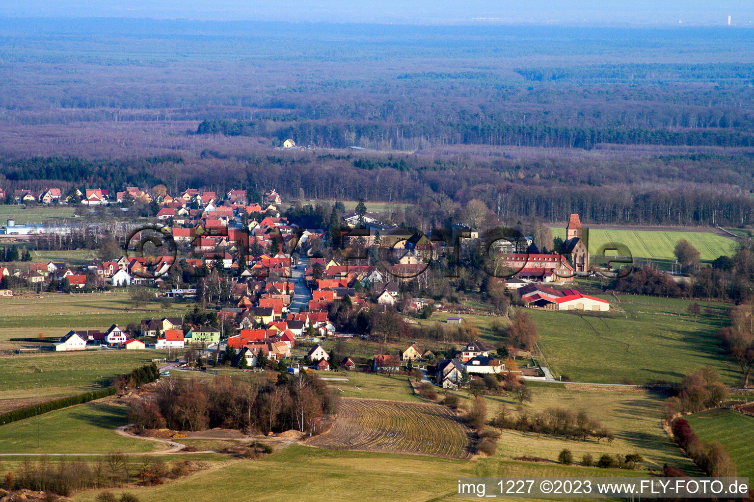 Elsass, Eschbach im Bundesland Bas-Rhin, Frankreich