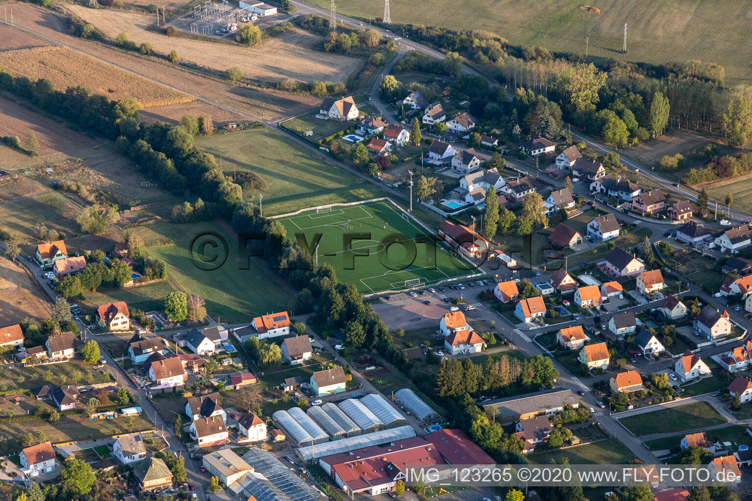 Stade du Seltzbach - USP in Preuschdorf im Bundesland Bas-Rhin, Frankreich