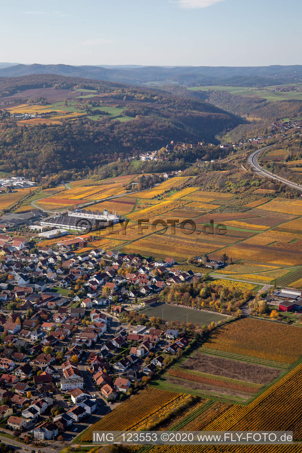 Ortsteil Sausenheim in Grünstadt im Bundesland Rheinland-Pfalz, Deutschland