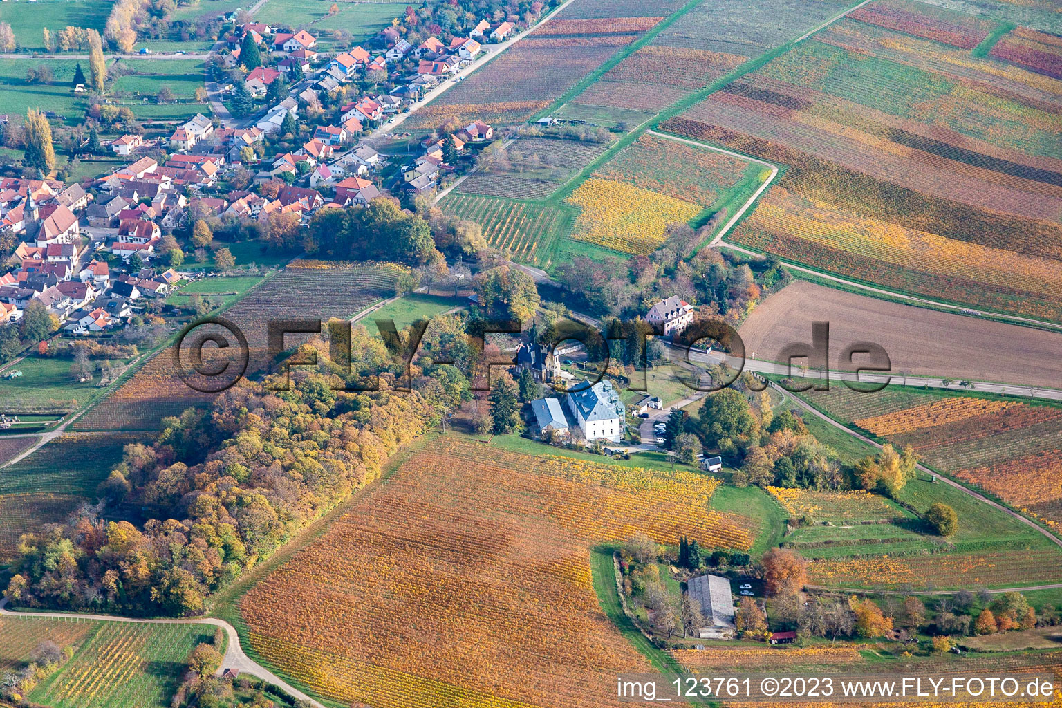 Drohnenbild von Bad Bergzabern im Bundesland Rheinland-Pfalz, Deutschland