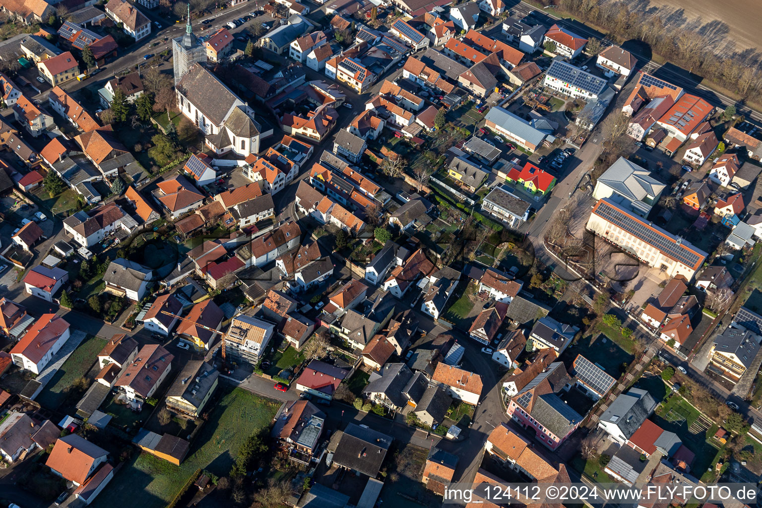 Katholische Kiche St. Leodegar in Steinfeld im Bundesland Rheinland-Pfalz, Deutschland