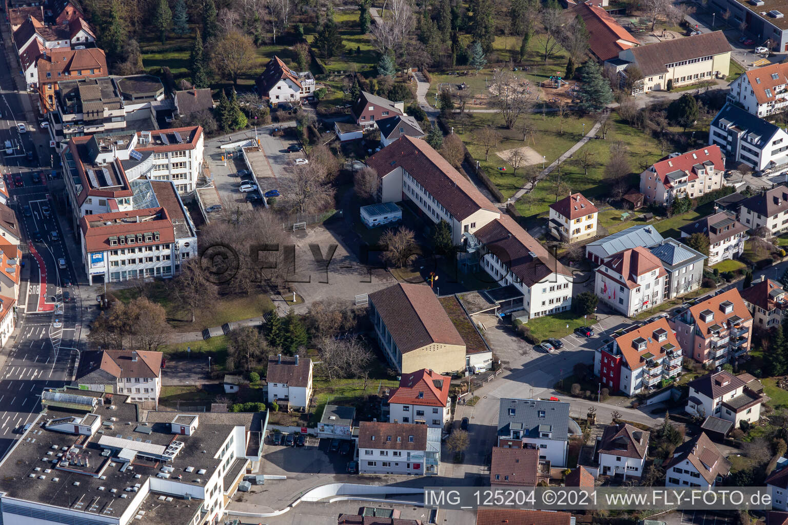 Albert-Schweitzer-Schule in Herrenberg im Bundesland Baden-Württemberg, Deutschland
