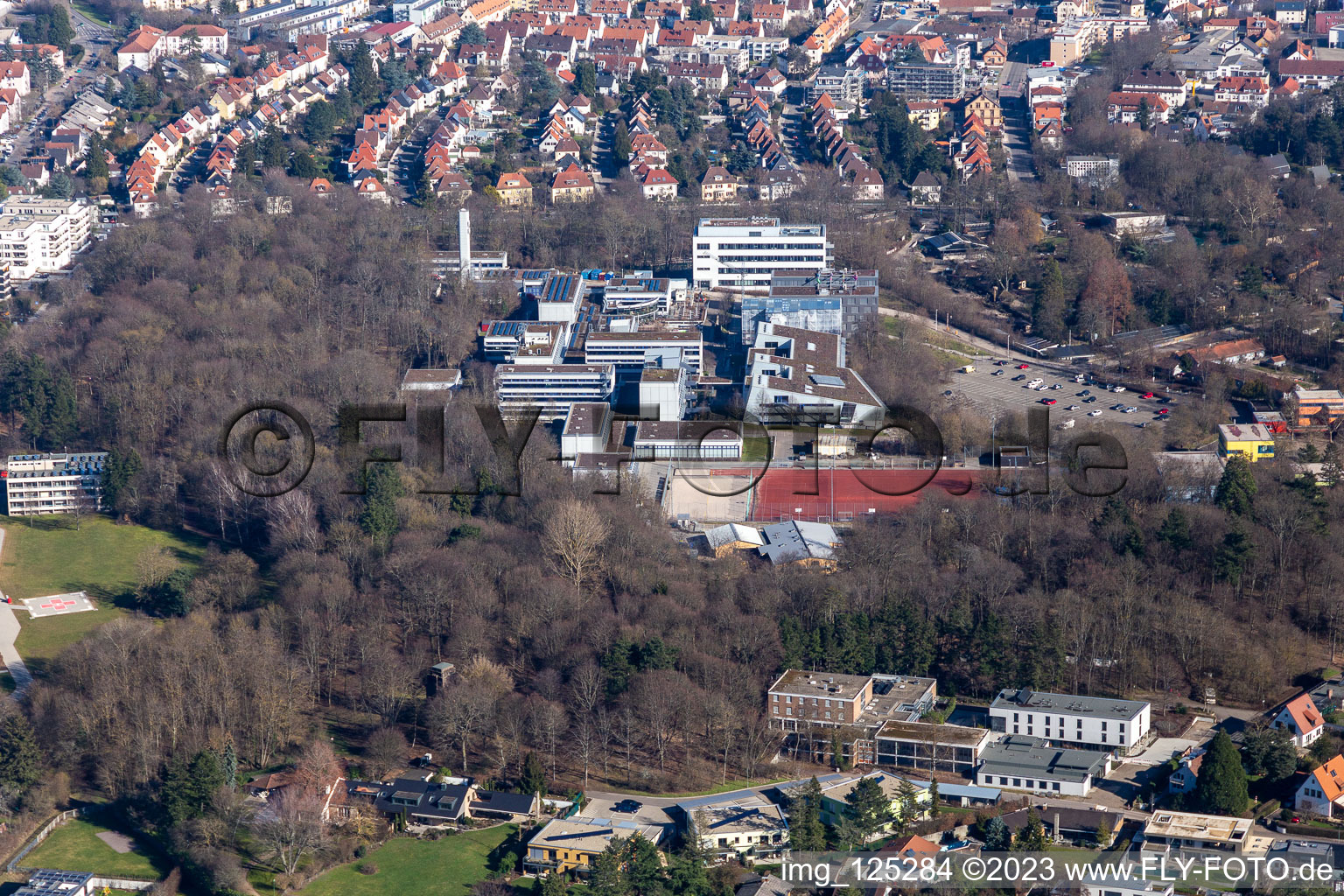 Universität Koblenz-Landau Campus Landau in Landau in der Pfalz im Bundesland Rheinland-Pfalz, Deutschland