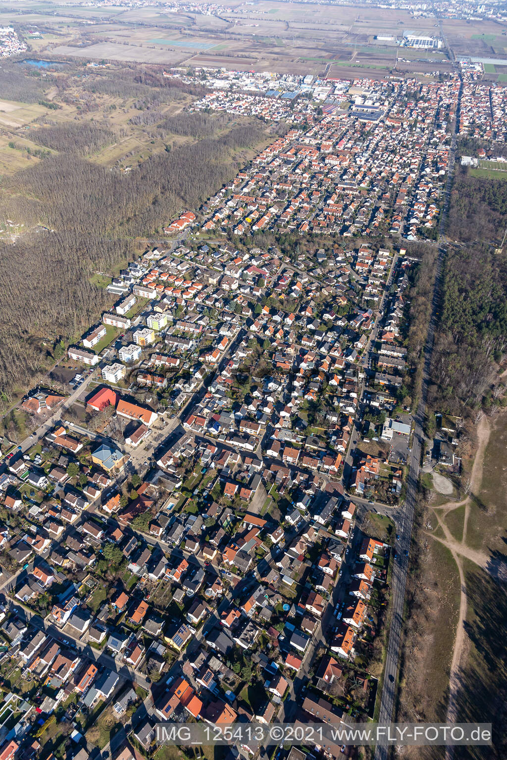 Luftbild von Birkenheide im Bundesland Rheinland-Pfalz, Deutschland