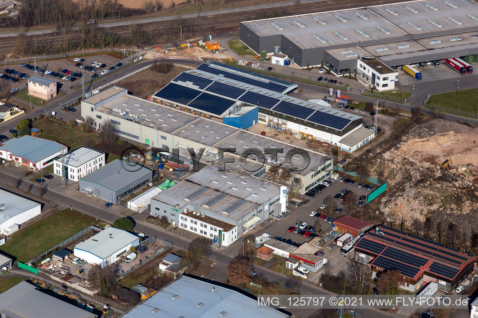 Industriegebiet Große Ahlmühle, SERO in Rohrbach im Bundesland Rheinland-Pfalz, Deutschland