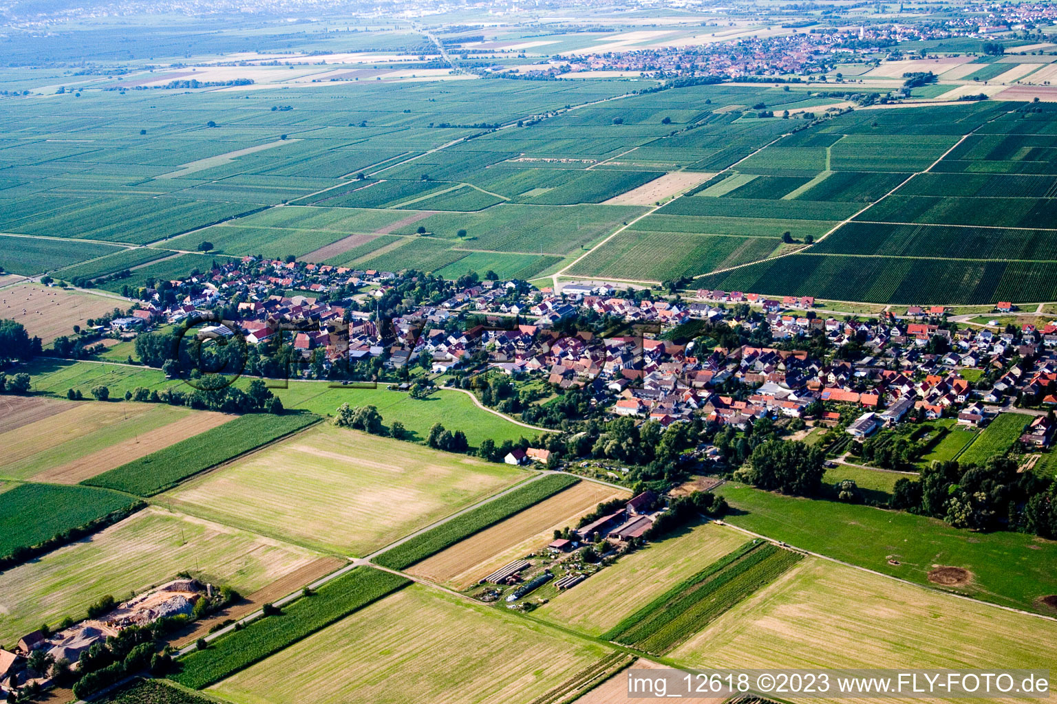 Altdorf im Bundesland Rheinland-Pfalz, Deutschland aus der Luft betrachtet