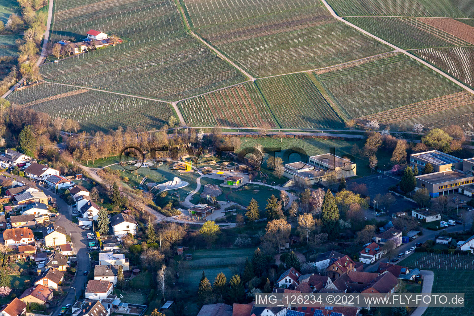 Alla Hopp Anlage in Ilbesheim bei Landau in der Pfalz im Bundesland Rheinland-Pfalz, Deutschland