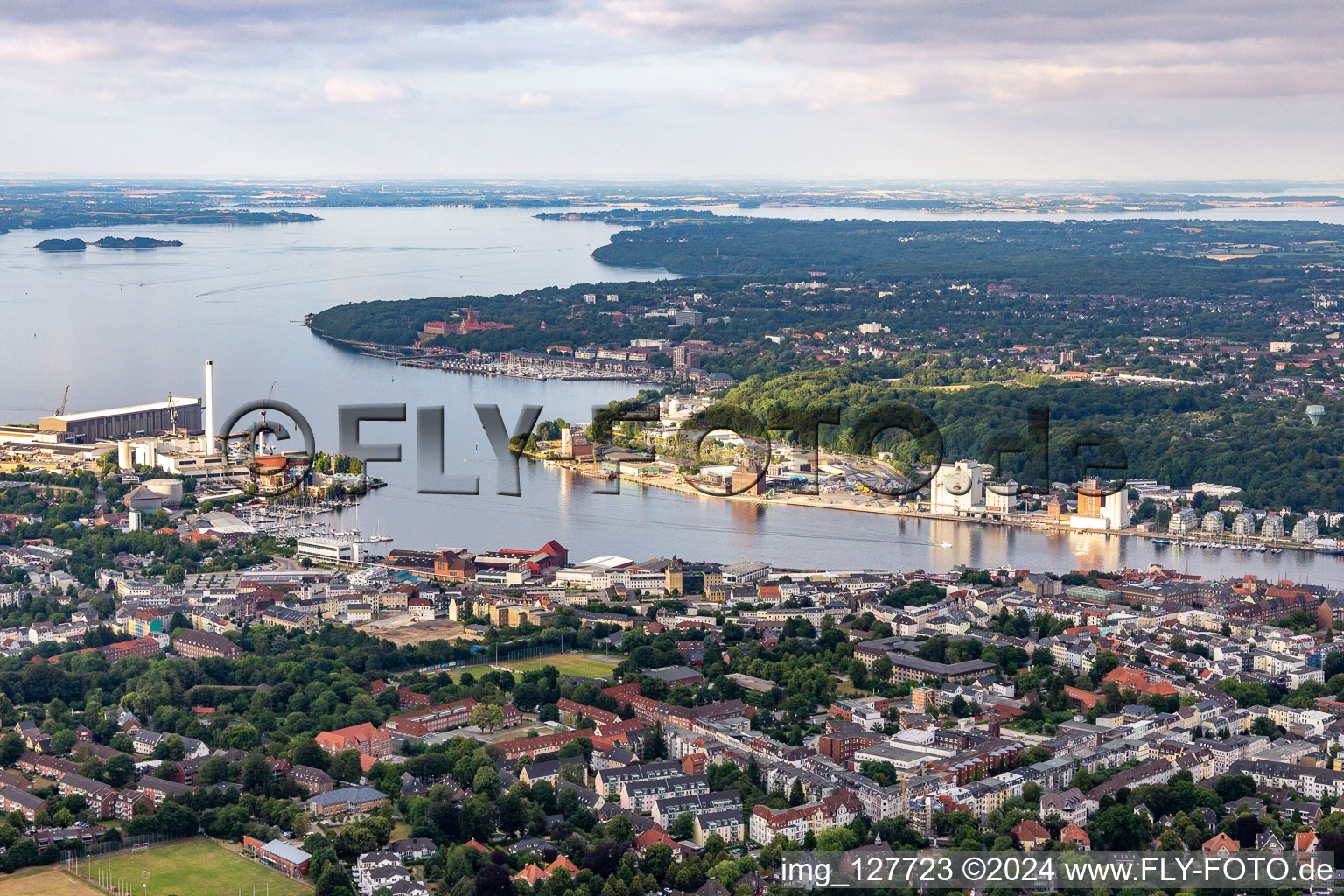 Förde in Flensburg im Bundesland Schleswig-Holstein, Deutschland