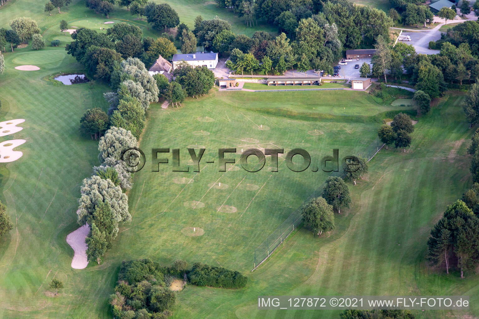 Luftaufnahme von Förde-Golf-Club e.V. Glücksburg im Bundesland Schleswig-Holstein, Deutschland