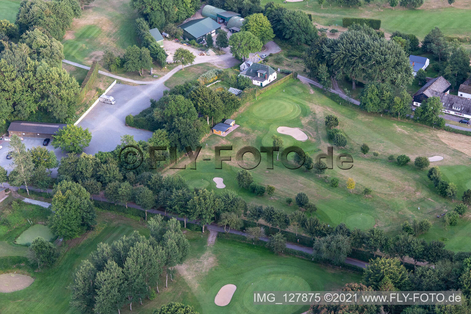 Förde-Golf-Club e.V. Glücksburg im Bundesland Schleswig-Holstein, Deutschland aus der Luft