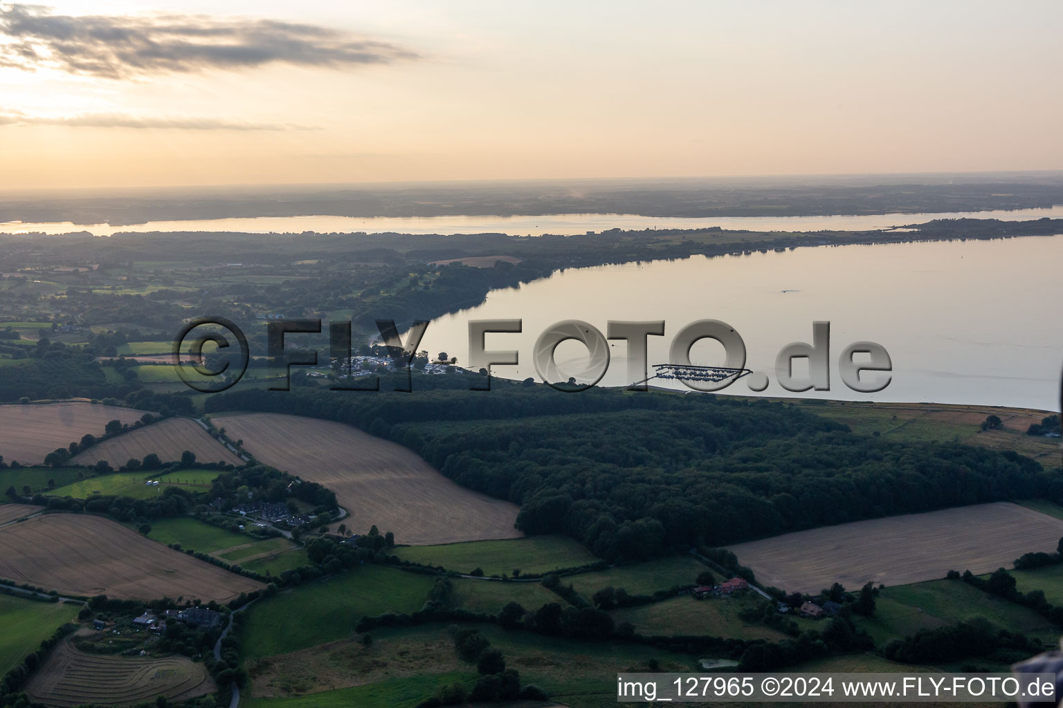 Luftbild von Flensburger Aussenförde in Bockholmwik im Bundesland Schleswig-Holstein, Deutschland