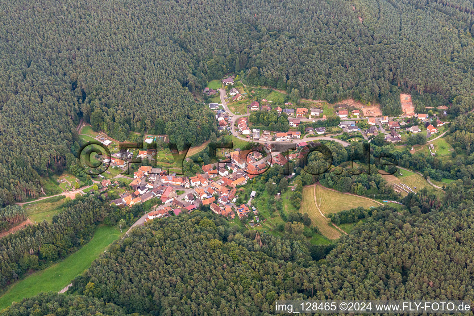 Darstein im Bundesland Rheinland-Pfalz, Deutschland von oben