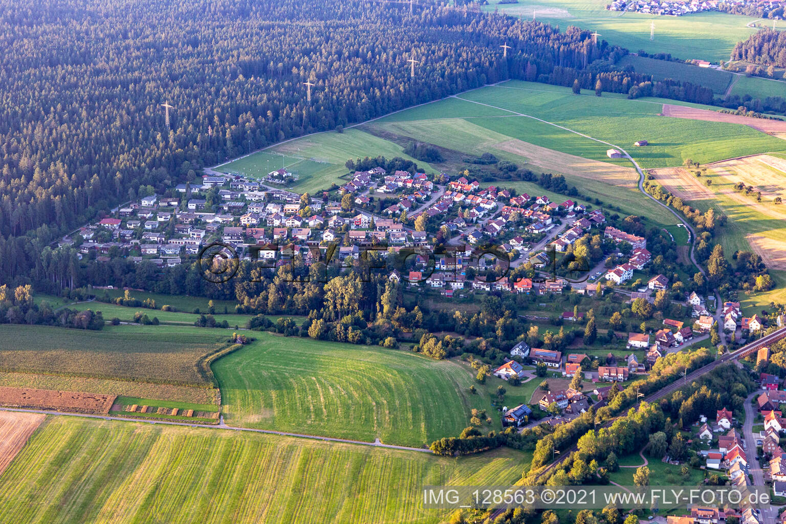 Luftbild von Freudenstadt im Bundesland Baden-Württemberg, Deutschland