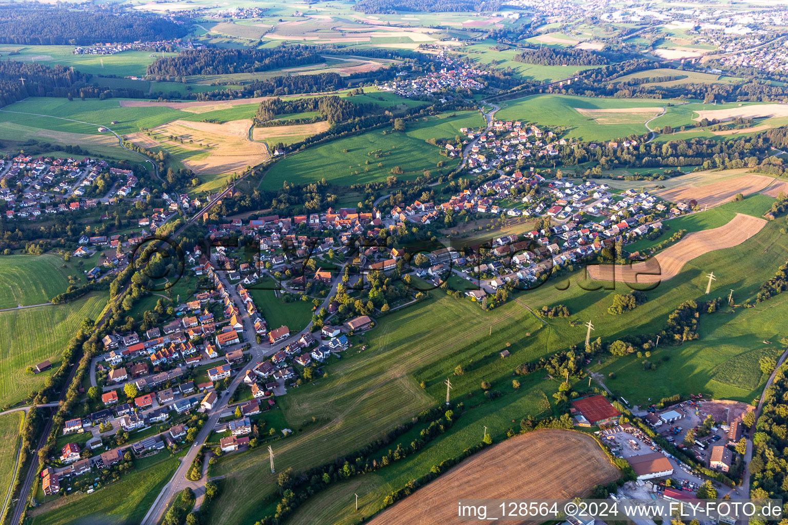 Luftaufnahme von Freudenstadt im Bundesland Baden-Württemberg, Deutschland