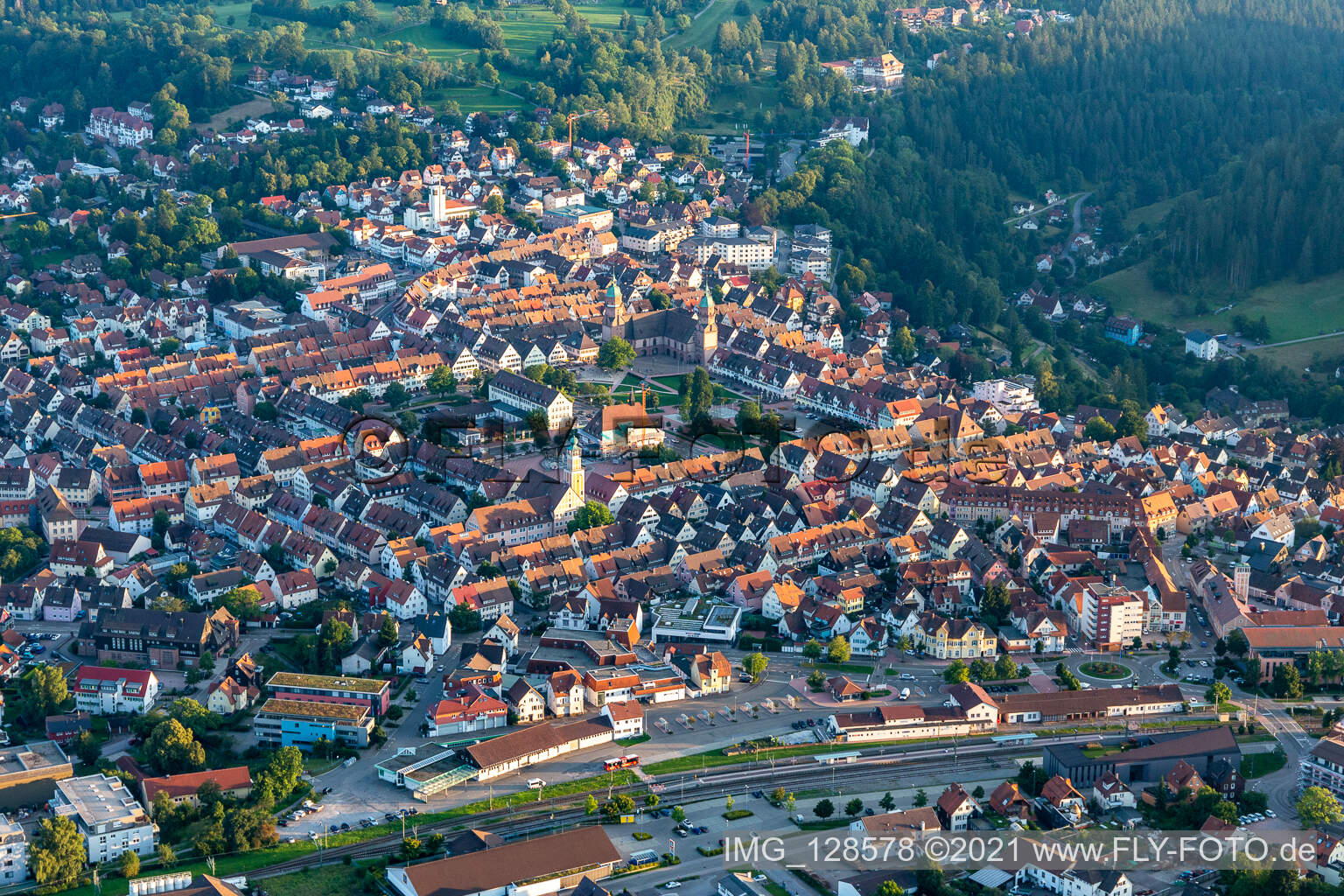 Größter Marktplatz Deutschlands in Freudenstadt im Bundesland Baden-Württemberg