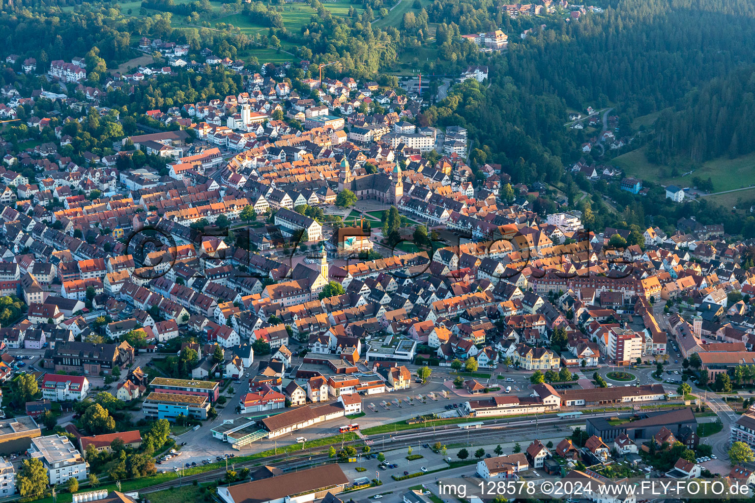 Größter Marktplatz Deutschlands in Freudenstadt im Bundesland Baden-Württemberg