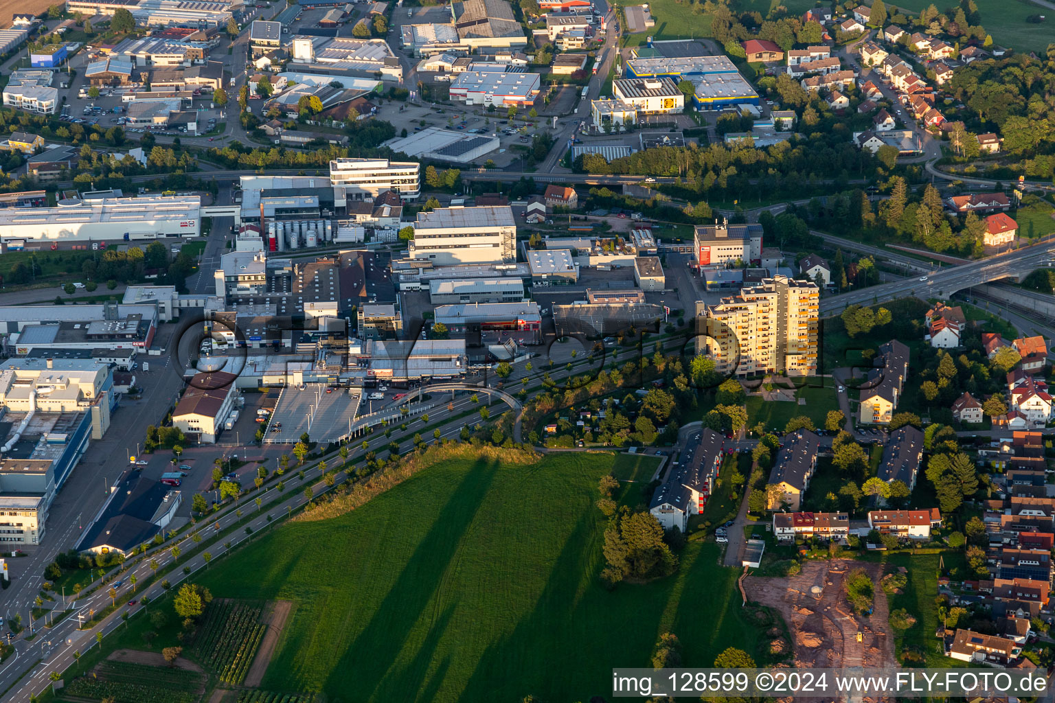 Freudenstadt im Bundesland Baden-Württemberg, Deutschland vom Flugzeug aus