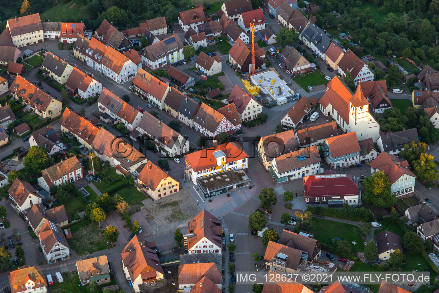 Luftbild von Dornhan im Bundesland Baden-Württemberg, Deutschland