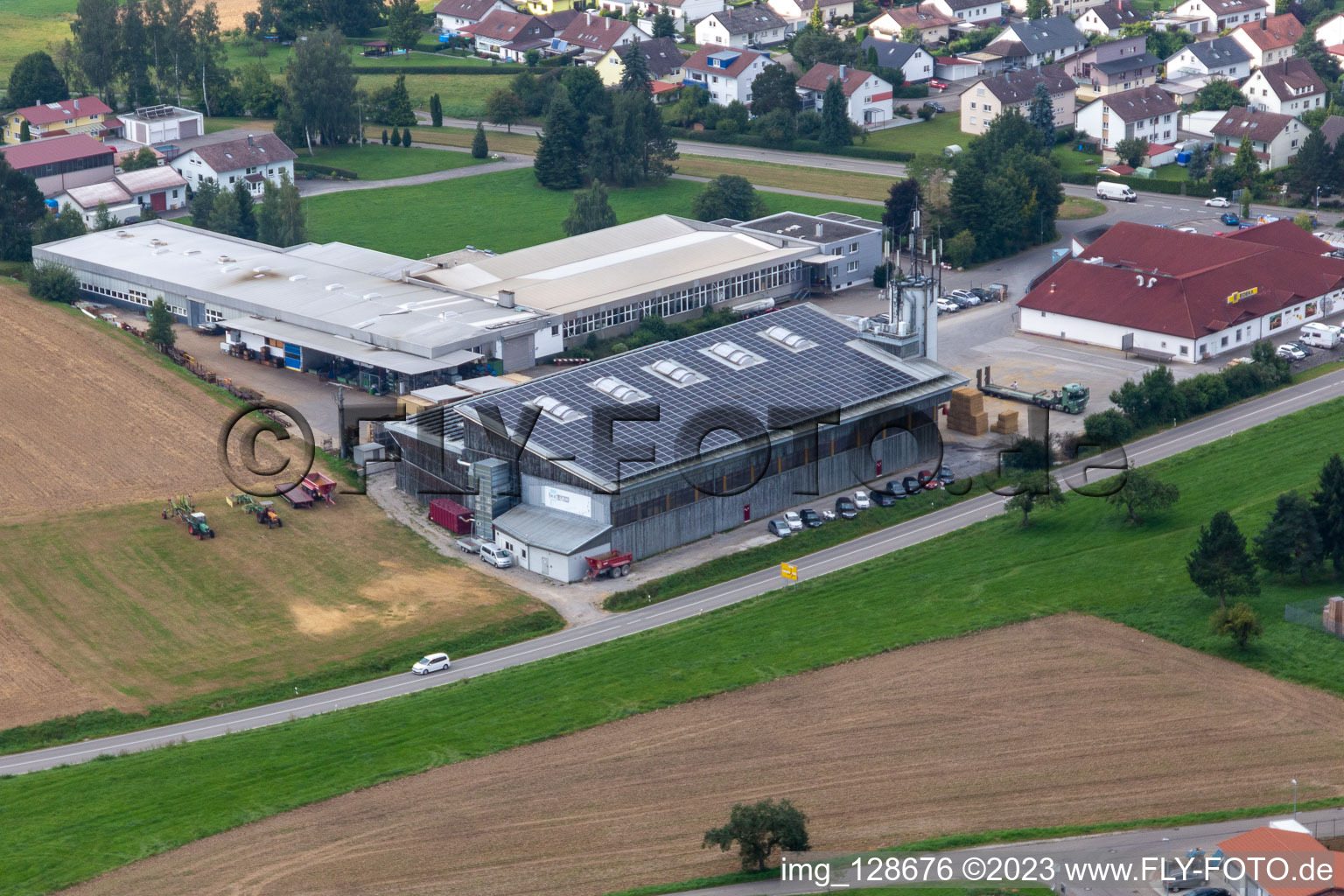 Tierzucht- Stallanlagen der Keller GmbH & Co. KG in Dunningen im Bundesland Baden-Württemberg, Deutschland