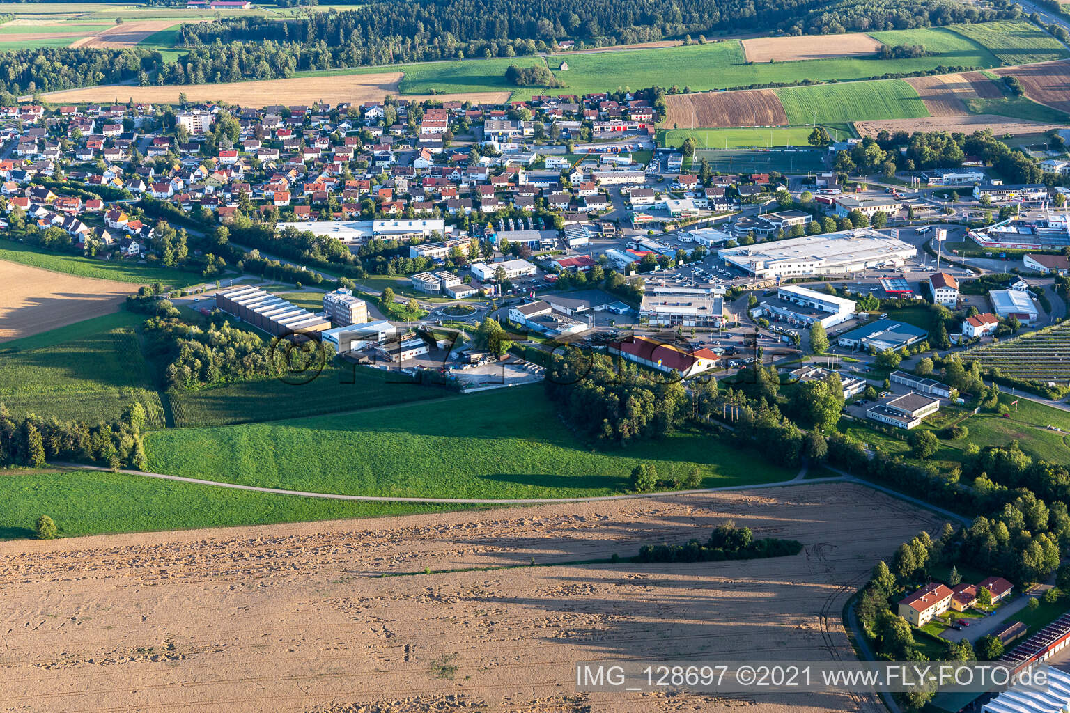 Luftbild von Zimmern ob Rottweil im Bundesland Baden-Württemberg, Deutschland