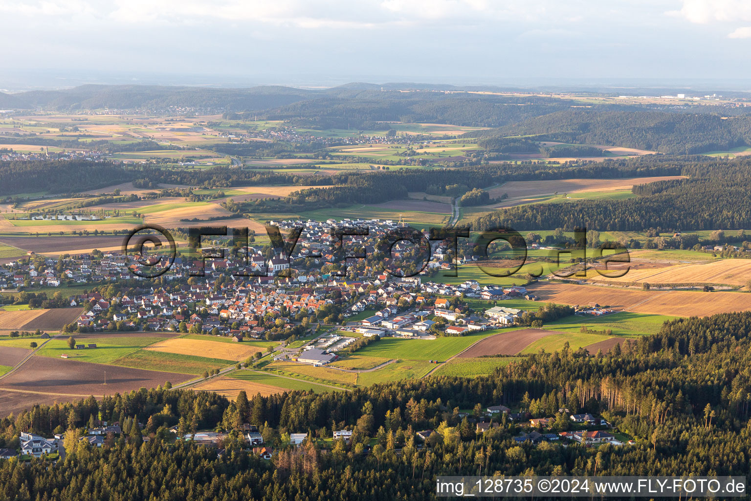 Luftbild von Dietingen im Bundesland Baden-Württemberg, Deutschland