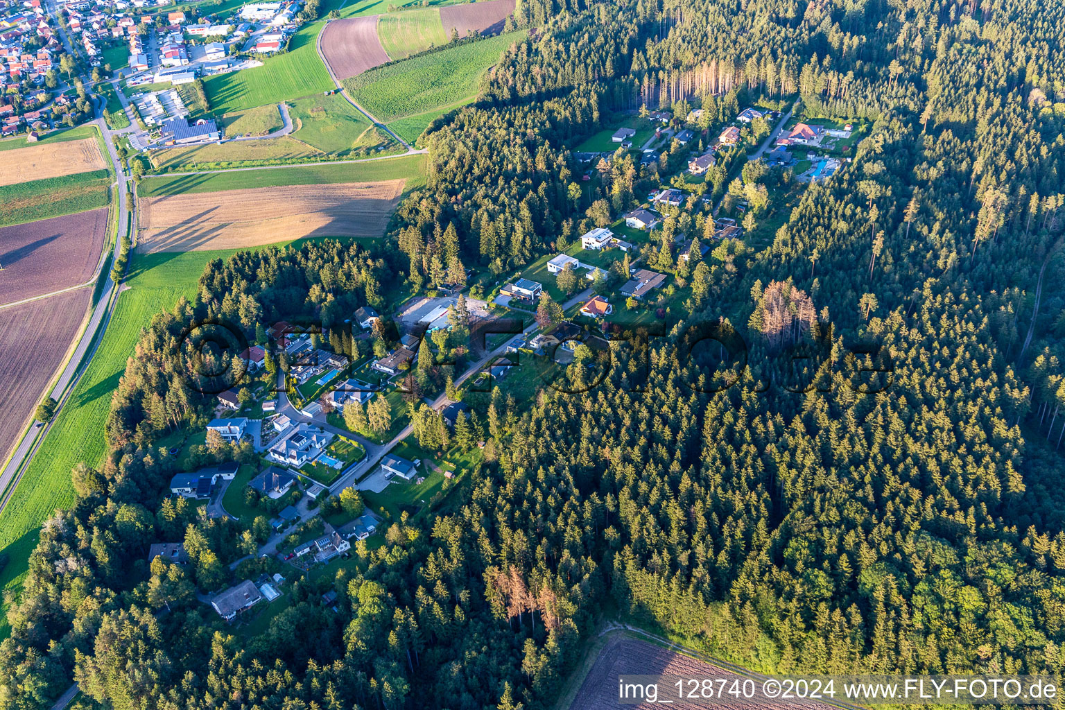 Luftaufnahme von Einsteigerweg in Dietingen im Bundesland Baden-Württemberg, Deutschland