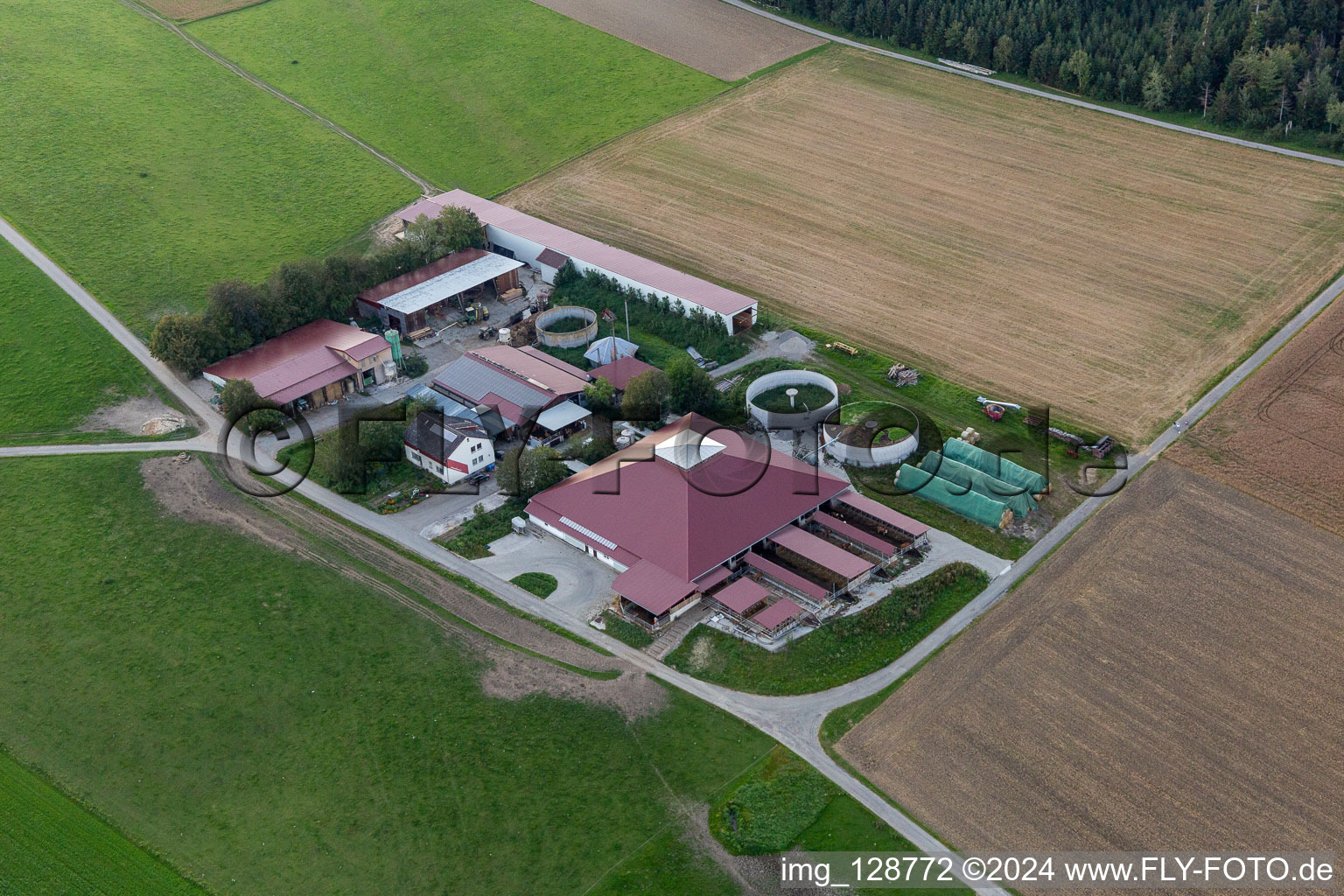 Bösingen im Bundesland Baden-Württemberg, Deutschland aus der Luft