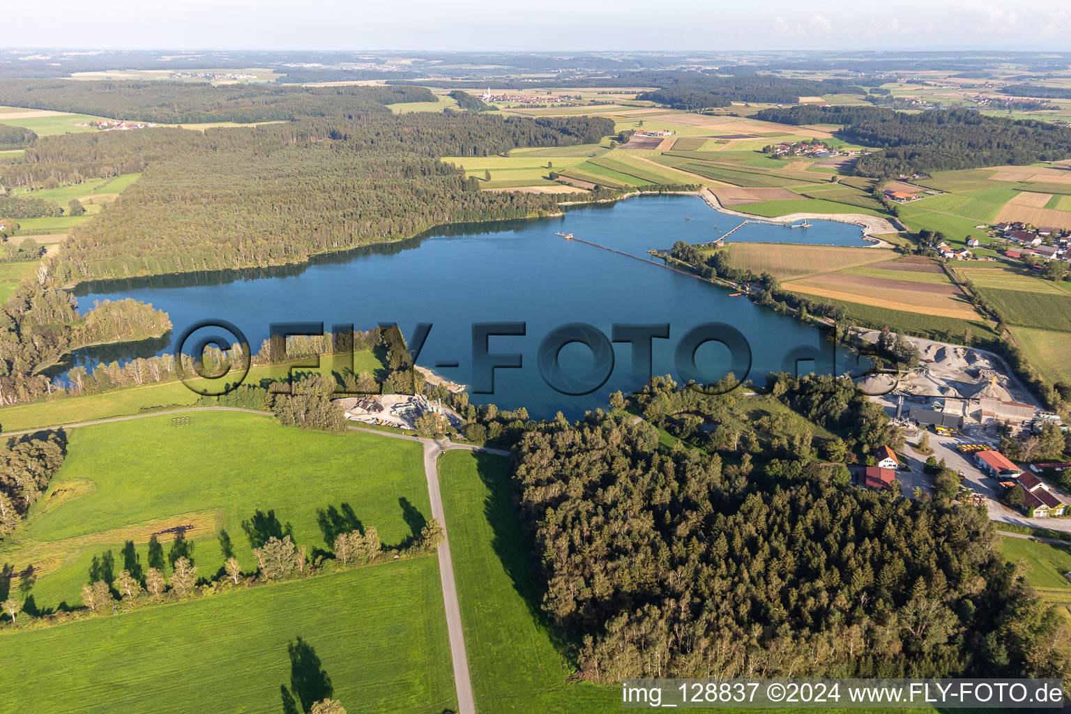 Federseebahn, Torfwerk im Ortsteil Sattenbeuren in Bad Schussenried im Bundesland Baden-Württemberg, Deutschland