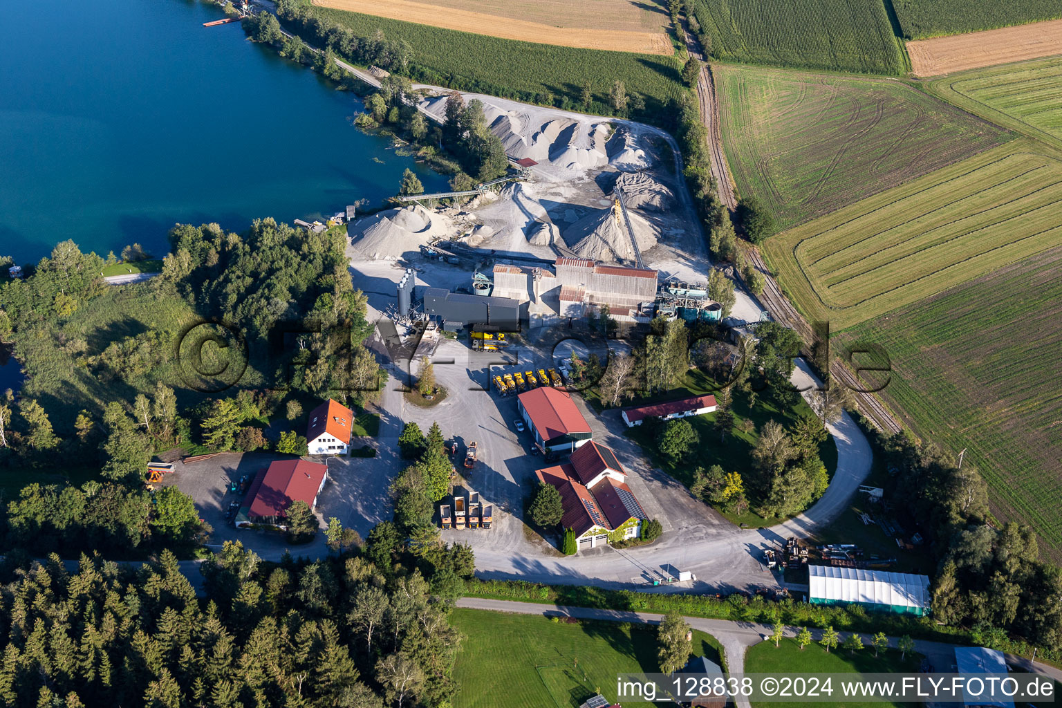 Torfwerk im Ortsteil Sattenbeuren in Bad Schussenried im Bundesland Baden-Württemberg, Deutschland