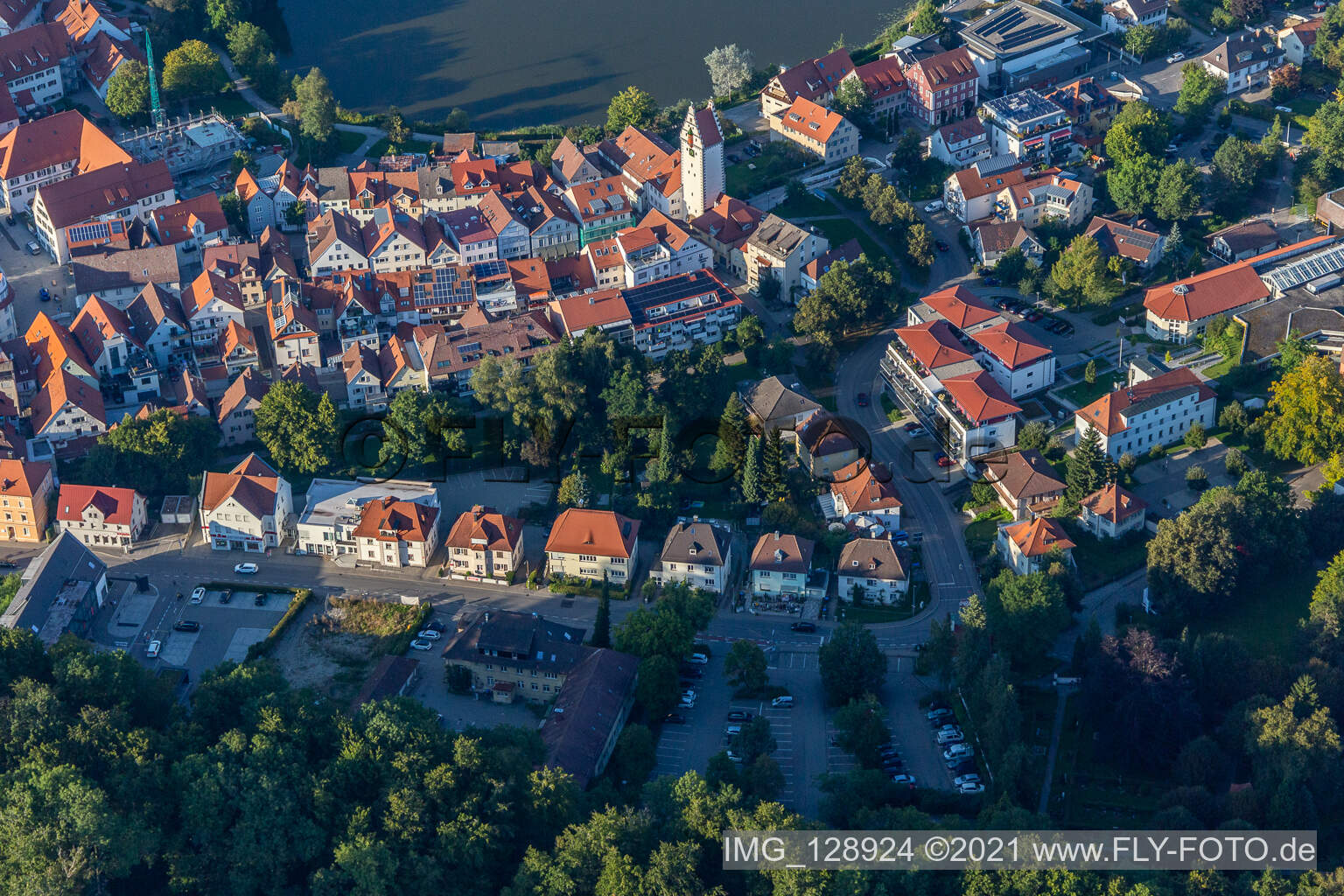 Luftbild von Spital z. Hl. Geist in Bad Waldsee im Bundesland Baden-Württemberg, Deutschland