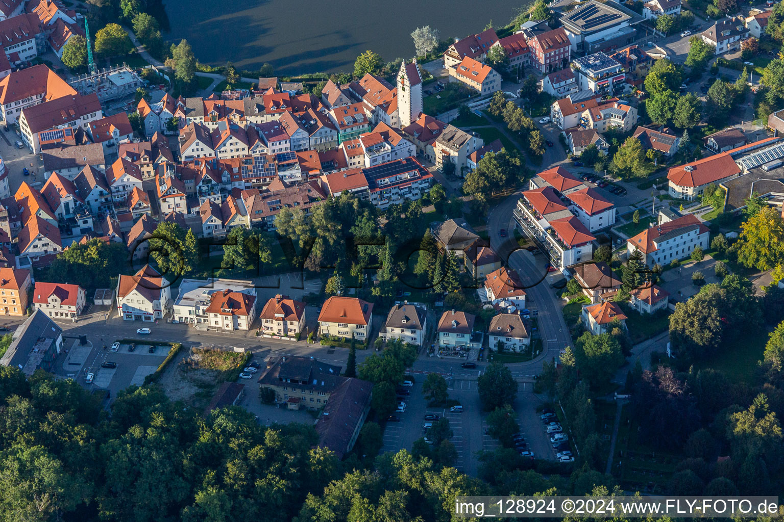 Luftbild von Spital z. Hl. Geist in Bad Waldsee im Bundesland Baden-Württemberg, Deutschland