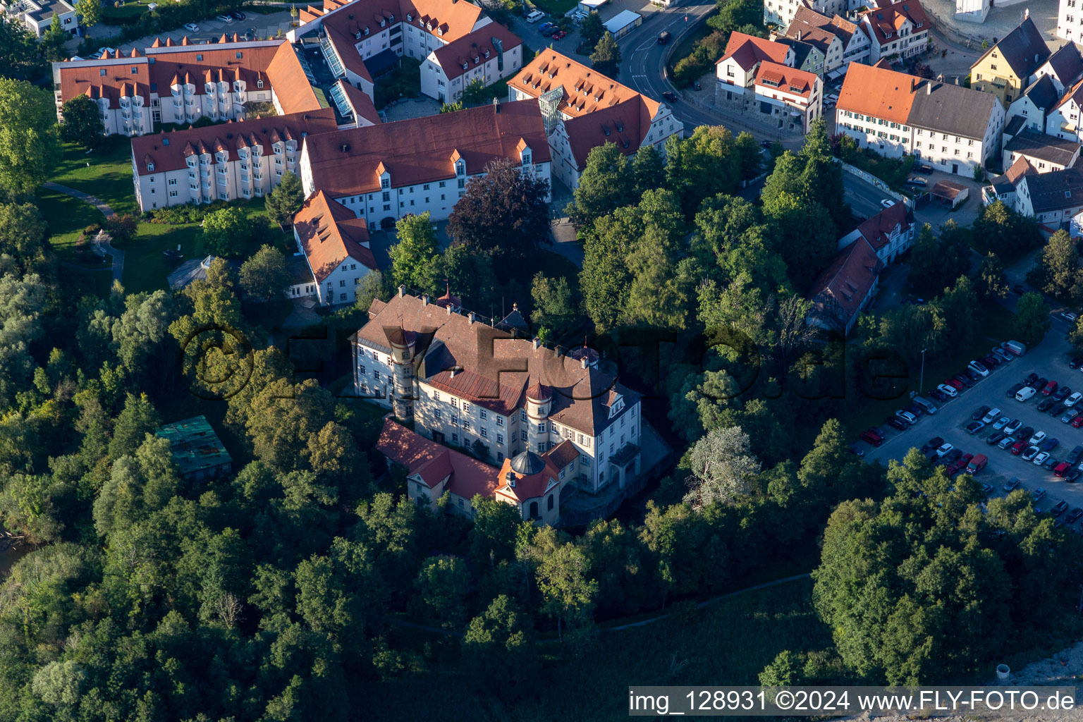 Schloss im Ortsteil Steinach in Bad Waldsee im Bundesland Baden-Württemberg, Deutschland