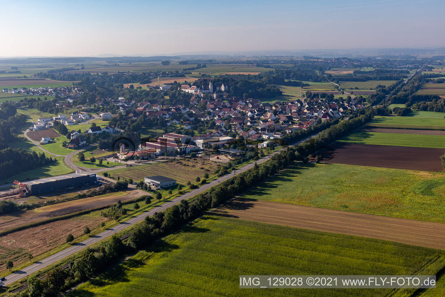 Riedlingen im Bundesland Baden-Württemberg, Deutschland aus der Luft betrachtet