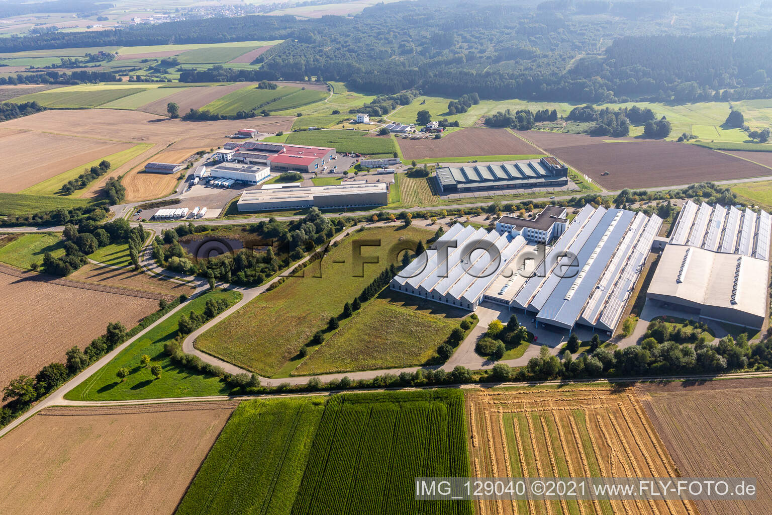 Luftbild von PAUL Maschinenfabrik GmbH & Co. KG in Dürmentingen im Bundesland Baden-Württemberg, Deutschland