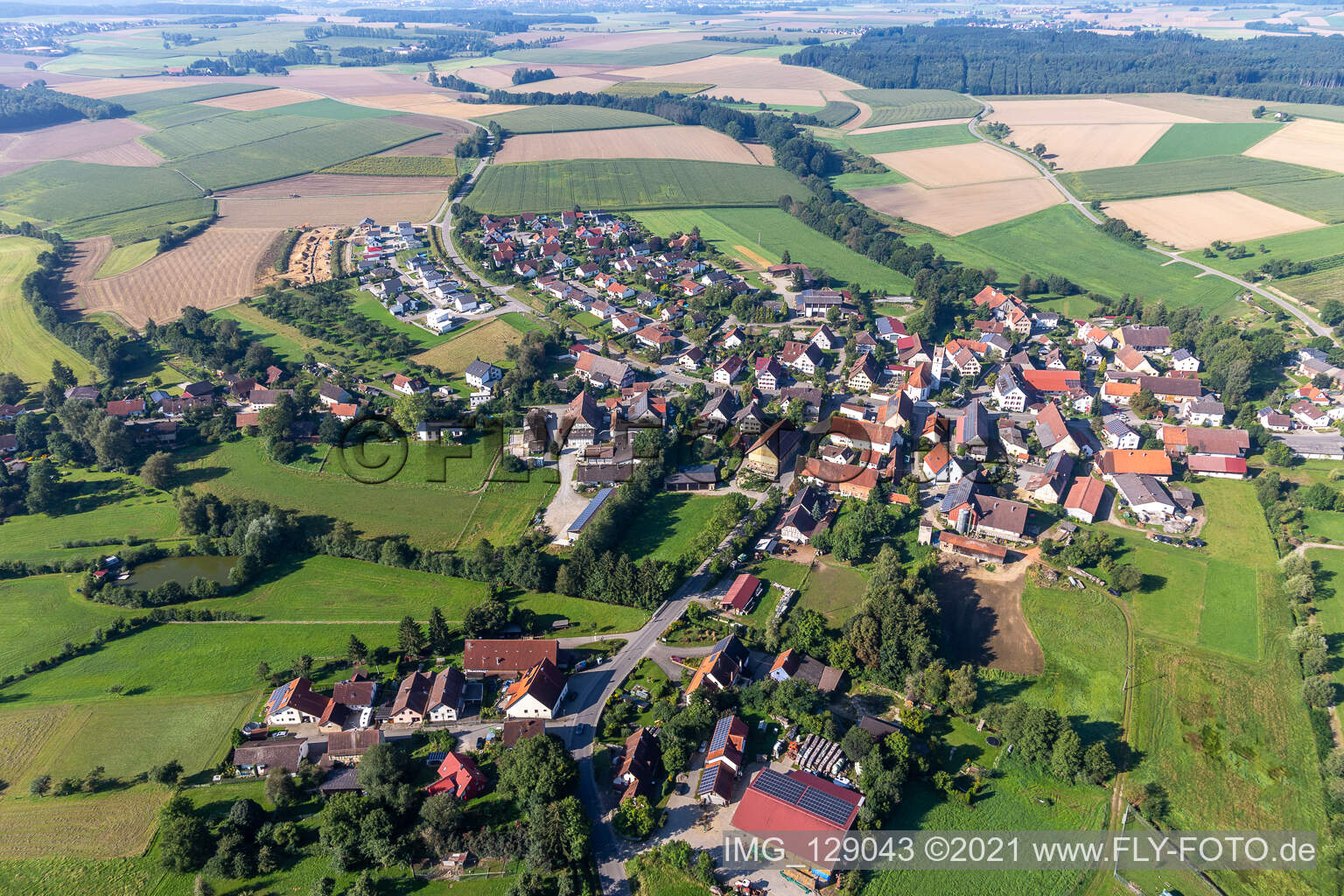 Luftbild von Dürnau im Bundesland Baden-Württemberg, Deutschland