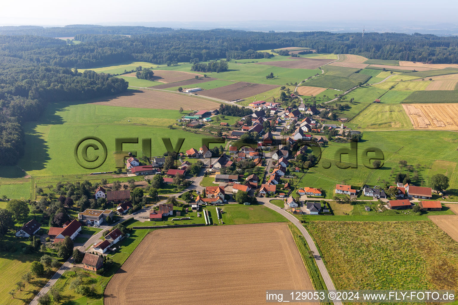 Ortsteil Hopferbach in Bad Schussenried im Bundesland Baden-Württemberg, Deutschland