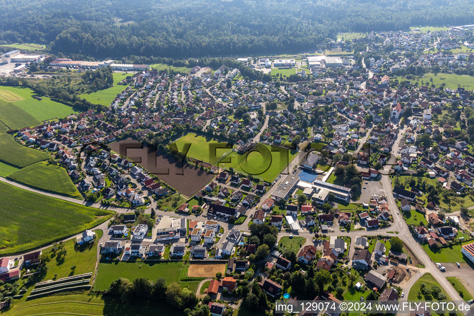 Ortsteil Mochenwangen in Wolpertswende im Bundesland Baden-Württemberg, Deutschland