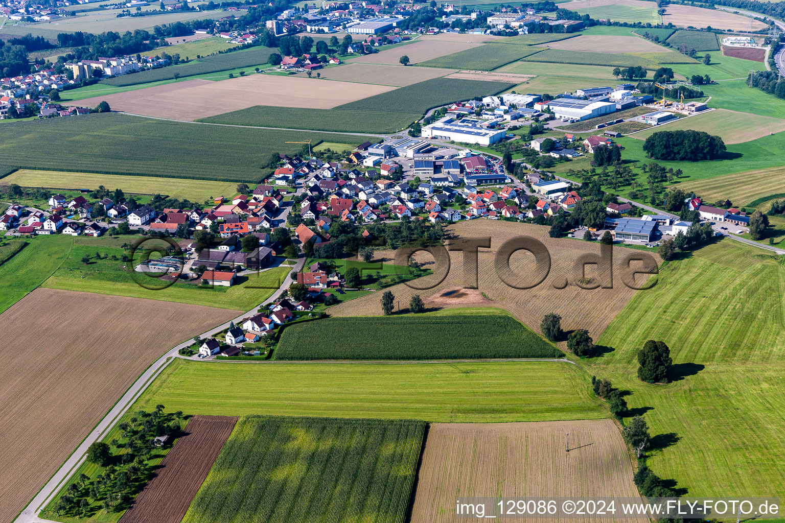 Luftbild von Baindt im Bundesland Baden-Württemberg, Deutschland