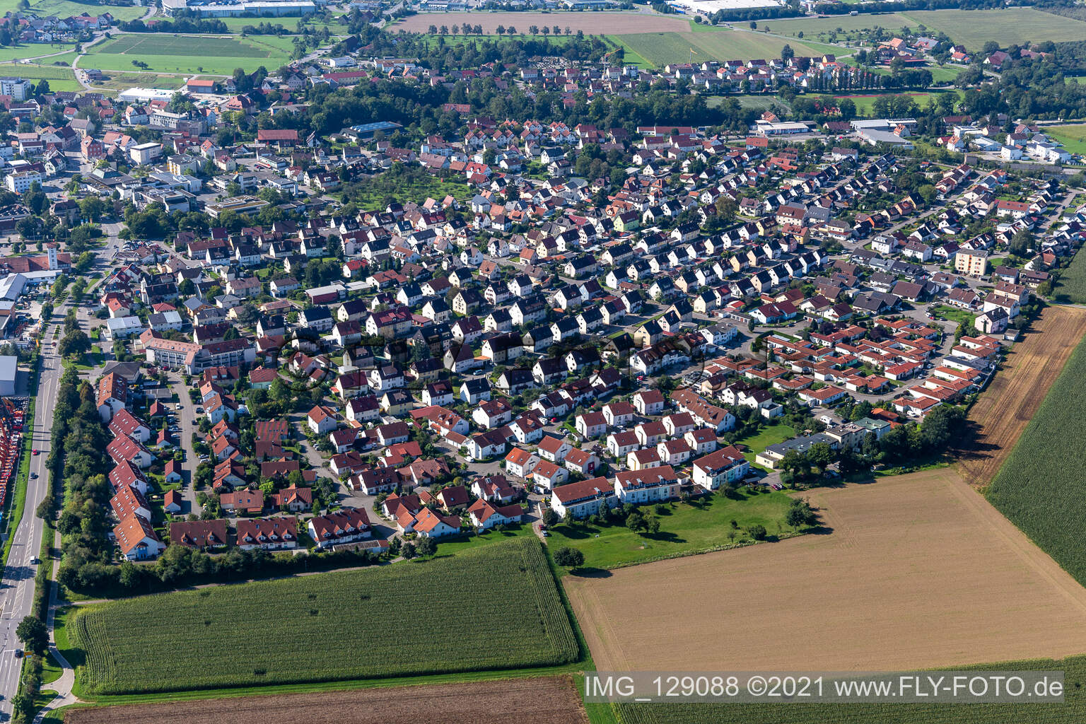 Luftbild von Baienfurt im Bundesland Baden-Württemberg, Deutschland