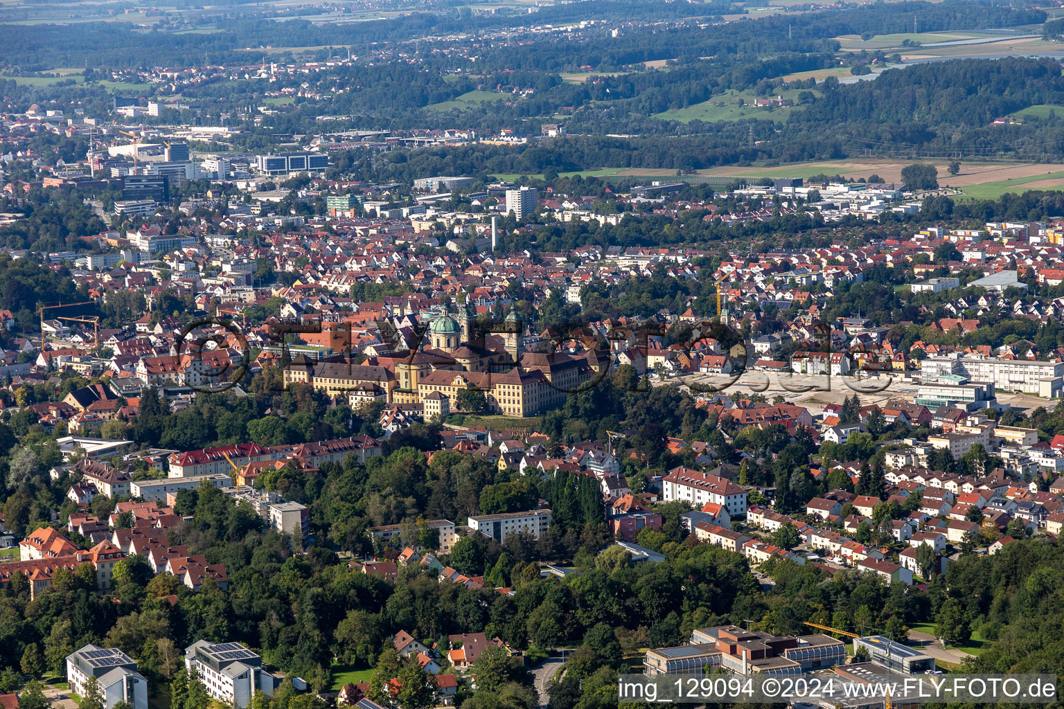 Weingarten, Basilika St. Martin in Ravensburg im Bundesland Baden-Württemberg, Deutschland