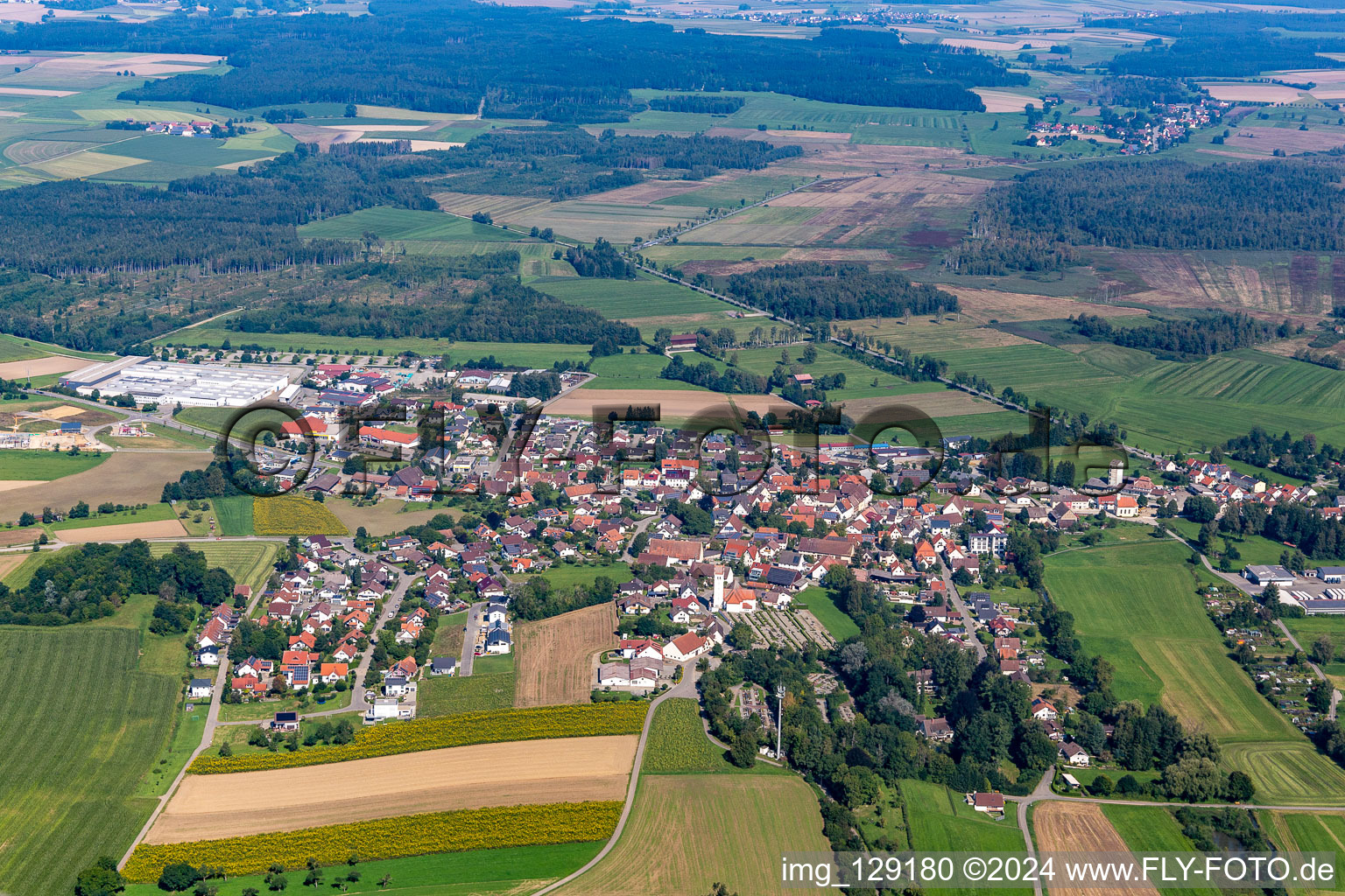 Bad Buchau im Bundesland Baden-Württemberg, Deutschland