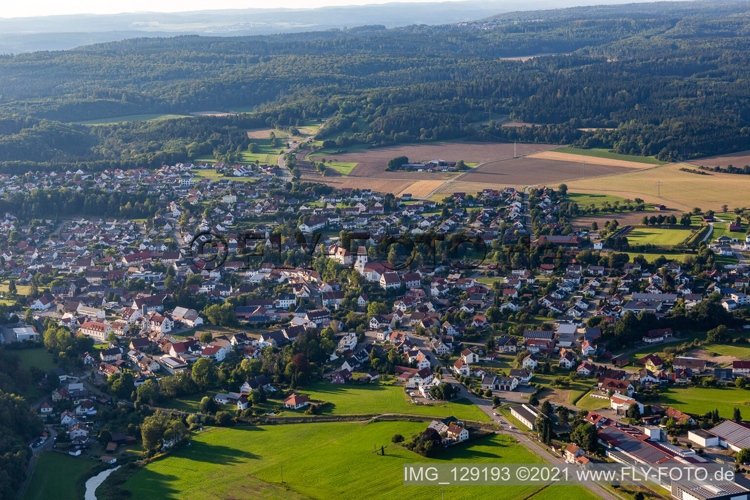 Luftbild von Bingen im Bundesland Baden-Württemberg, Deutschland